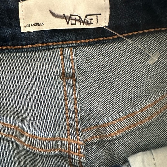 Vervet Modern Love - Distressed Roll Up Stretch Mom Jean - Picture 7 of 8